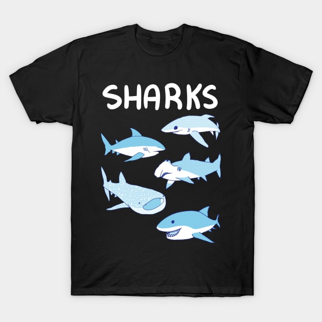 Sharks T-Shirt by DarkSstars